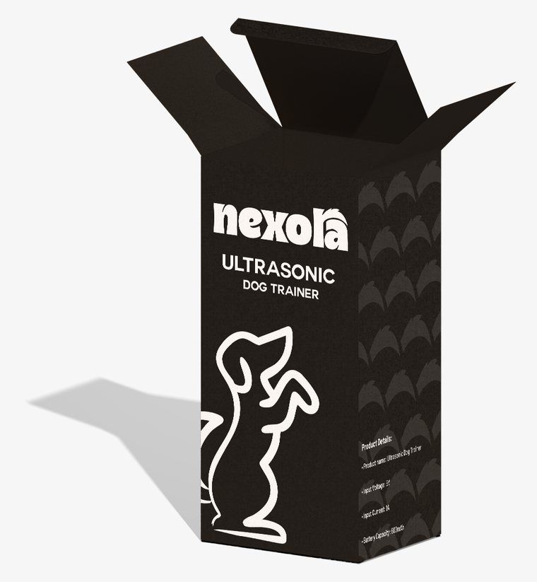 nexora Ultrasonic Dog Trainer packaging